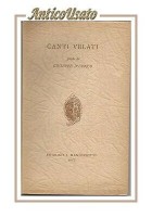 CANTI VELATI poesie di Giuseppe D'Errico 1963 edizione i manoscritti Avellino