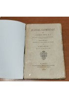 Algebra elementare di Hamblin Smith Domenico Morano 1878 libro antico matematica