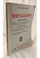 VENTILAZIONE di Franco Garra 1948 Hoepli aerodinamica Ventilatori Libro Manuale