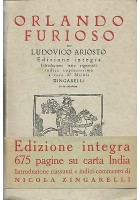 ORLANDO FURIOSO di Ludovico Ariosto 1943 Hoepli edizione integra in carta India