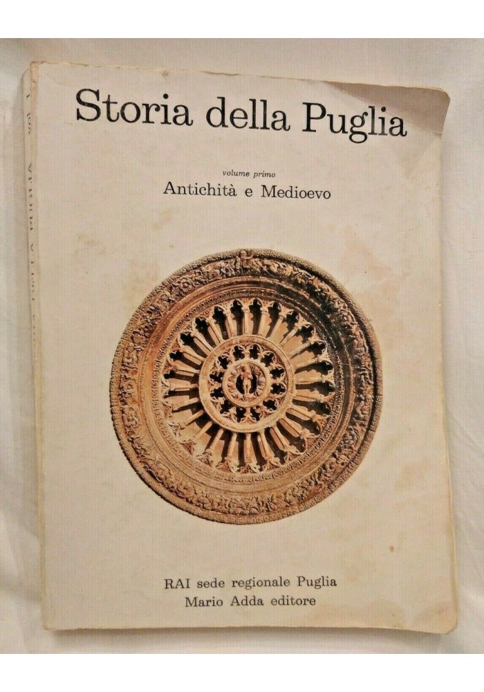 STORIA DELLA PUGLIA Volume I antichità e medioevo di Giosuè Musca 1979 Mario Adda