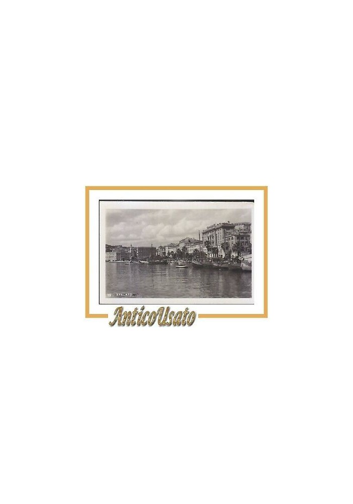 CARTOLINA fotografica SPALATO panorama non viaggiata Originale vintage Split