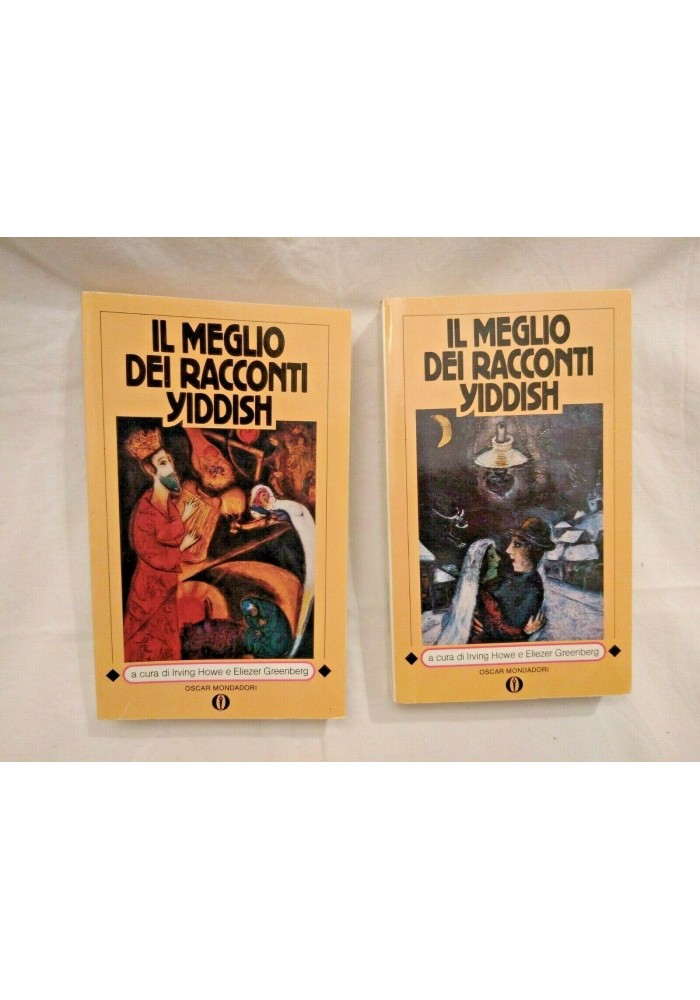 IL MEGLIO DEI RACCONTI YIDDISH di Howe e Greenberg Mondadori 2 volumi ebraismo
