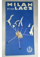 MILAN ET SES LACS 1935 Depliant Turistico Illustrato brochure vintage fascismo