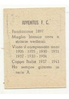 FIGURINA calcio JUVENTUS mascotte scudetto 1949 Originale Nannina vintage epoca