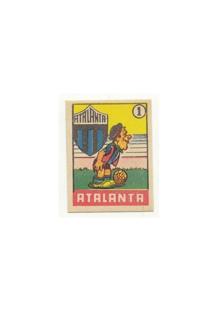 FIGURINA calcio ATALANTA mascotte scudetto 1949 Originale Nannina vintage epoca