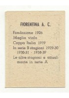 FIGURINA calcio FIORENTINA mascotte scudetto 1949 Originale Nannina vintage