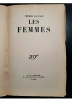 LES FEMMES di Pierre Gascar 1955 Gallimard libro romanzo in francese 9 edizione