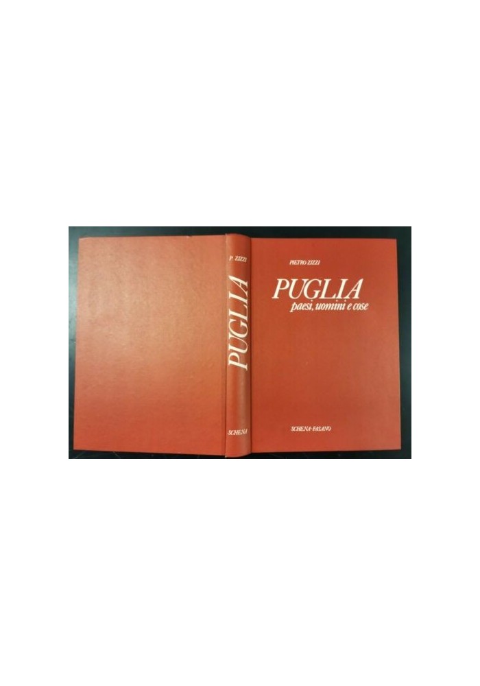 PUGLIA PAESI UOMINI E COSE di Pietro Zizzi 1976 Schena libro storia locale