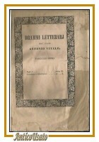 ARIOSTO CAPITATO TRA I BRIGANTI dell'abate Antonio Vitale 1846 libro drammi