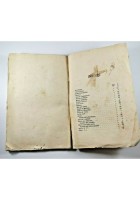 GUIDA DI POMPEI con PIANTA TOPOGRAFICA scavi 1869 Napoli libro carta antico