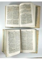 VOCABOLARIO METODICO ITALIANO 2 volumi di Francesco Zanotto 1857 libro antico