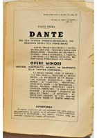 DANTE LA SUA VITA I SUOI TEMPI LA SUA OPERA di Cesare Paperini 1952 libro