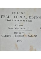 COSÍ PARLÒ ZARATHUSTRA di Federico Nietzsche 1899 Bocca I edizione Libro prima