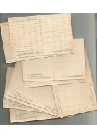 I PROMESSI SPOSI 9 cartoline originali 1942 vintage illustrate Galizzi d'epoca
