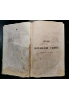 STORIA DELLE REPUBBLICHE ITALIANE Sismondo Di Sismondi 6 volumi completa libri