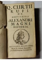 QUINTI CURTII RUFI de Rebus Gestis Alexandri Magni Historia 1731 libro antico