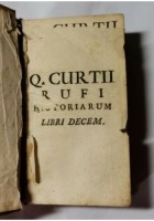 QUINTI CURTII RUFI de Rebus Gestis Alexandri Magni Historia 1731 libro antico