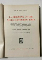 LA DIREZIONE LAVORI NELLE COSTRUZIONI EDILI di Azelio Azzarelli 1962 Hoepli