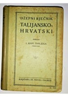 DIZIONARIO TASCABILE ITALIANO CROATO di Svergliuga 1927 libro vocabolario Dzepni