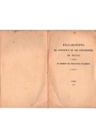 DECLARATIONS DE L'INSTITUT ET UNIVERSITES FRANCE DU MANIFESTE INTELLECTUELS 1915