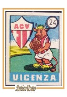 FIGURINA calcio VICENZA mascotte scudetto 1949 Originale Mundus o Nannina