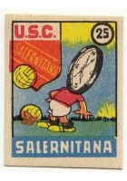 FIGURINA calcio SALERNITANA mascotte scudetto 1949 Originale Nannina vintage