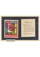 FIGURINA calcio BOLOGNA mascotte scudetto 1949 Originale Nannina vintage d'epoca