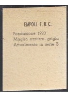 FIGURINA calcio EMPOLI mascotte scudetto 1949 Originale Nannina vintage d'epoca