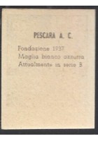 FIGURINA calcio PESCARA mascotte scudetto 1949 Originale Nannina vintage d'epoca