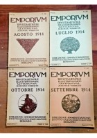 EMPORIUM 1914 10 numeri rivista illustrata d'arte lettera giornale vintage epoca