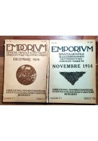 EMPORIUM 1914 10 numeri rivista illustrata d'arte lettera giornale vintage epoca
