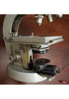 MICROSCOPIO HERTEL REUSS KASSELL binoculare tridimensionale vintage stereoscopio