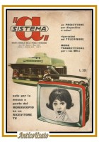 SISTEMA A marzo 1965 rivista vintage fai da te elettronica televisore proiettore
