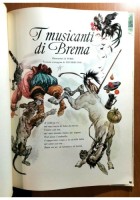 I MUSICANTI DI BREMA Fratelli Grimm FIABE SONORE Fabbri 54 con DISCO 1966 Ferri