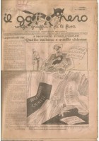 IL GATTO NERO settimanale umoristico barese 1928 giornale vintage Bari vignette