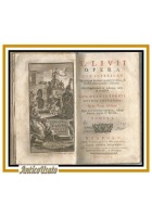 TITI LIVII OPERA quae supersunt 5 volumi 1767 Tito Livio libro antico Manfredi