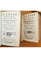 TITI LIVII OPERA quae supersunt 5 volumi 1767 Tito Livio libro antico Manfredi