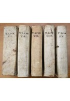 TITI LIVII OPERA quae supersunt 5 volumi 1767 Tito Livio libro antico Manfredi