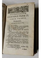 EPITOME JURIS CANONICI Tomo I di Vitus Pichler 1755 libro antico diritto chiesa