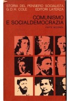 COMUNISMO E SOCIALDEMOCRAZIA 2 Volumi di Cole 1968 Laterza Libro pensiero social