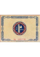 TESSERA 1931 Federazione Nazionale Fascista del Commercio Originale Vintage
