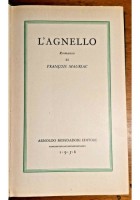 L'AGNELLO di Francois Mauriac I edizione 1956 Mondadori Medusa libro prima