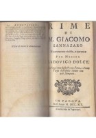 L'ARCADIA e LE RIME di Giacomo Sannazaro 1720 1719 libro antico Felice Mosca