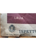 MANIFESTO LOTTERIA DI TRIPOLI firmato Lalia vintage originale d'epoca fascismo