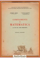 COMPLEMENTI DI MATEMATICA di Perna e Sansoni 1957 Garzanti libro scolastico