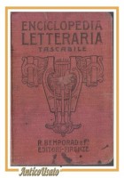ENCICLOPEDIA LETTERARIA TASCABILE BEMPORAD 1918