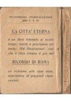 LA CITTÀ ETERNA Guida Album di Roma Venturini 1933 V Grande Campeggio DUX