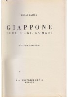 GIAPPONE IERI OGGI DOMANI di Edgar Lajtha.1936 Eroi terre sconosciute libro
