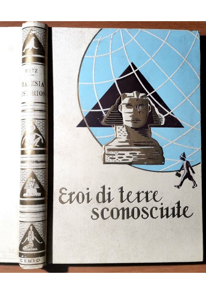 MALESIA MISTERIOSA di Riccardo Katz 1936 Genio libro viaggi eroi terre vintage